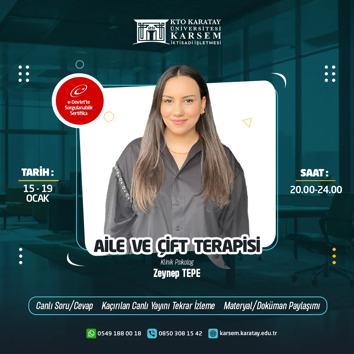 Aile Ve Çift Terapisi (CANLI) 