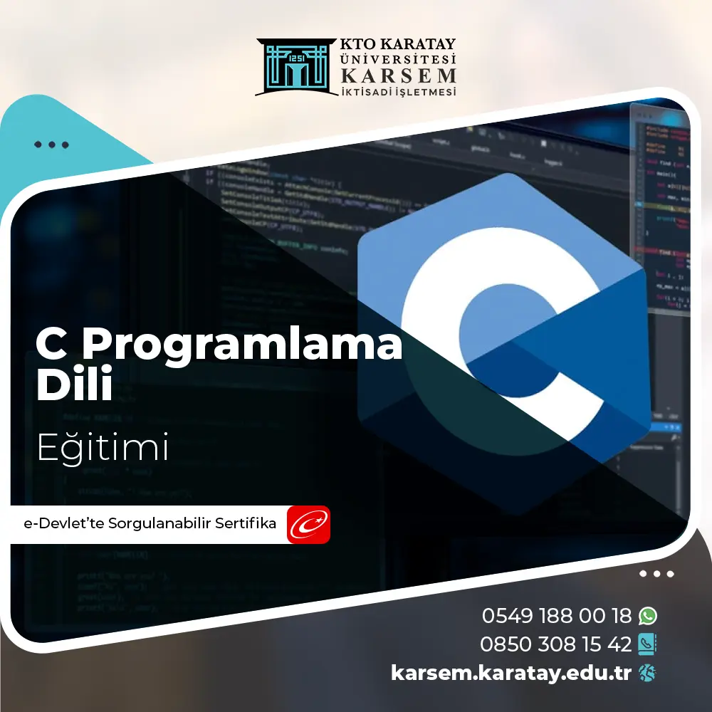 C Programlama Dili Eğitimi Sertifika Programı