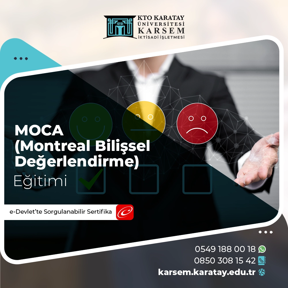 MOCA (Montreal Bilişsel Değerlendirme) Eğitimi Sertifika Programı