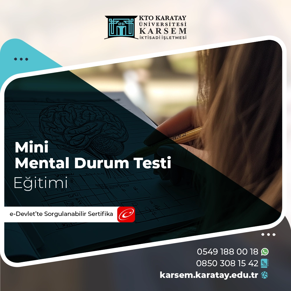 Mini Mental Durum Testi Sertifika Programı