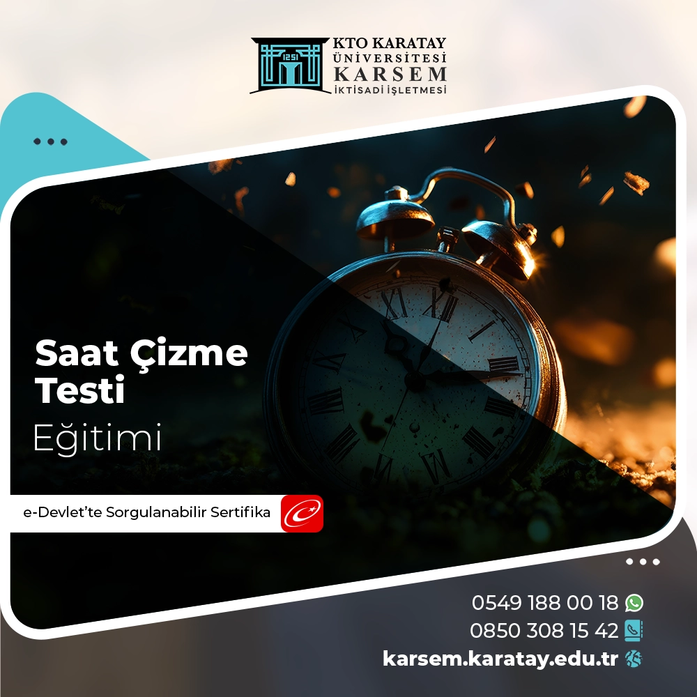 Saat Çizme Testi Eğitimi Sertifika Programı