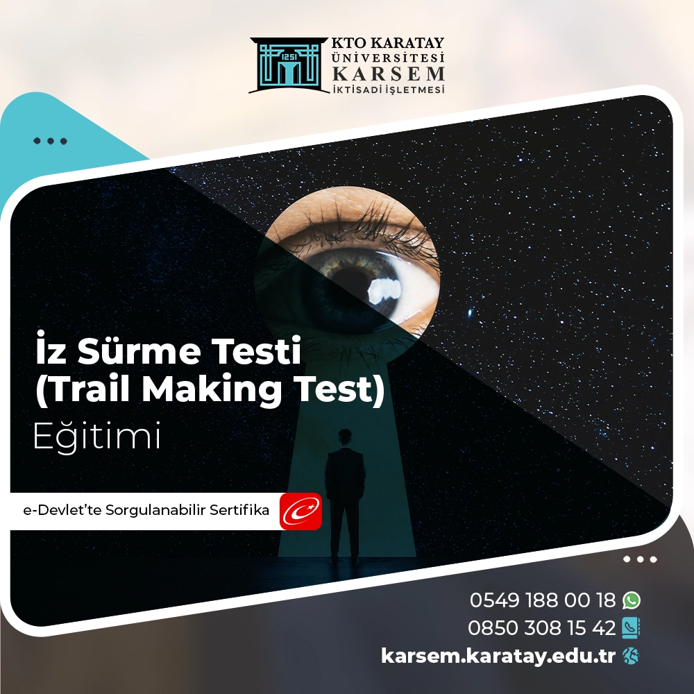 İz Sürme Testi (Trail Making Test) Sertifika Programı
