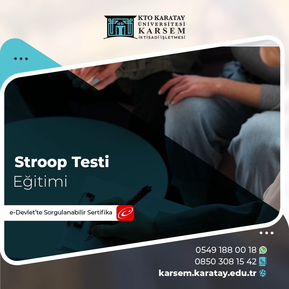 Stroop Testi Sertifika Programı