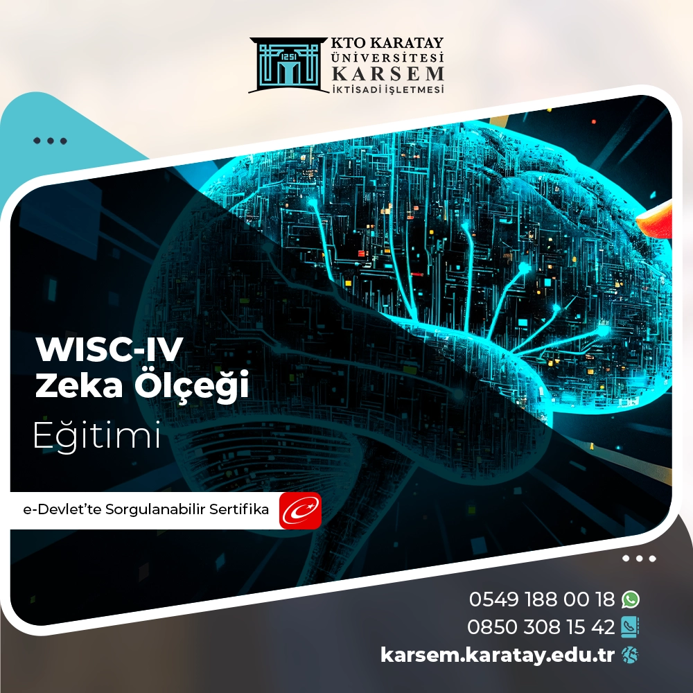 WISC-IV Zeka Ölçeği Eğitimi Sertifika Programı
