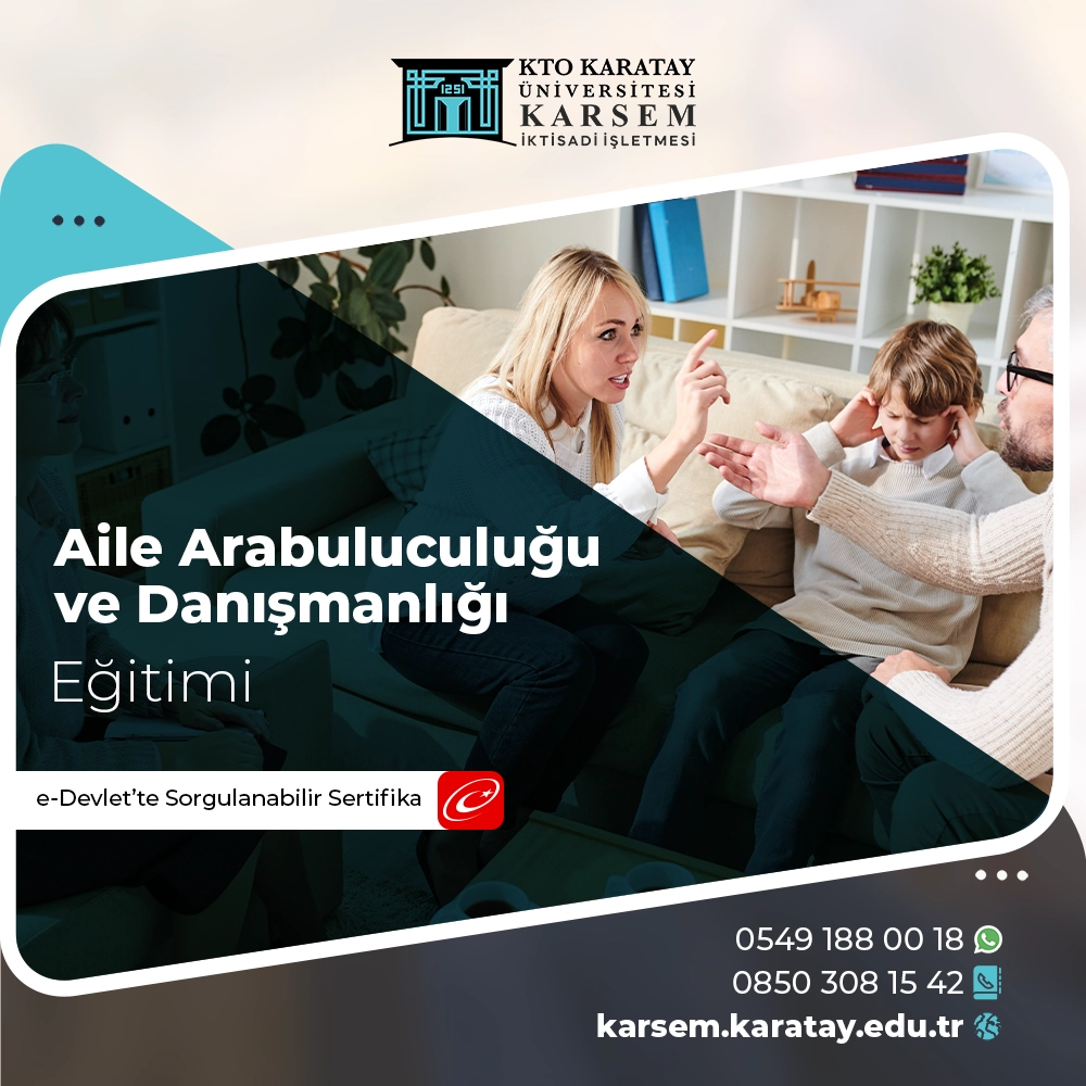 Aile Arabuluculuğu ve Danışmanlığı Sertifika Programı