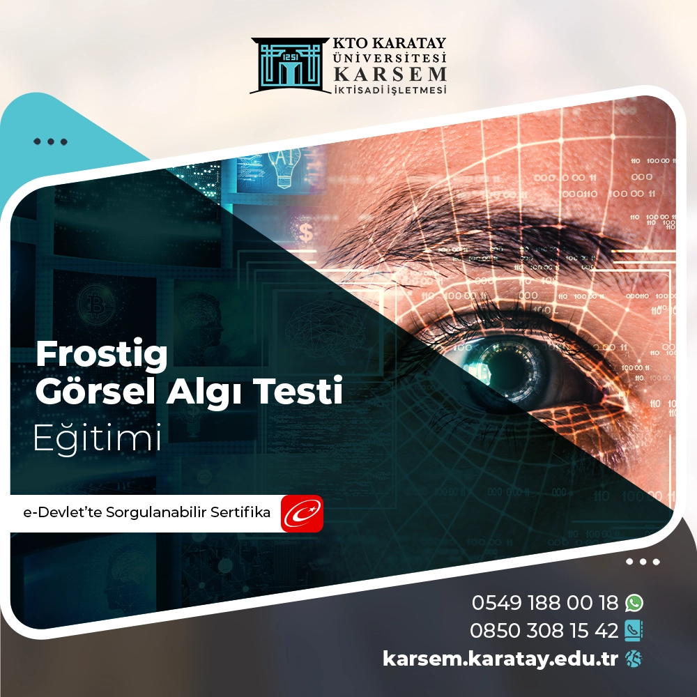 Frostig Görsel Algı Testi Sertifika Programı