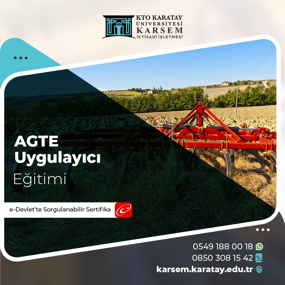 AGTE Uygulayıcı Sertifika Programı