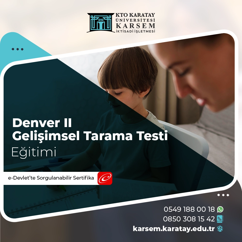 Denver II Gelişimsel Tarama Testi Sertifika Programı