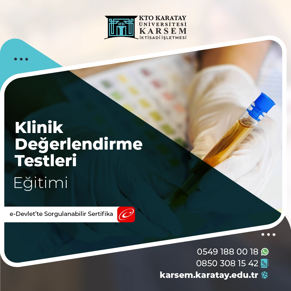 Klinik Değerlendirme Testleri Sertifika Programı