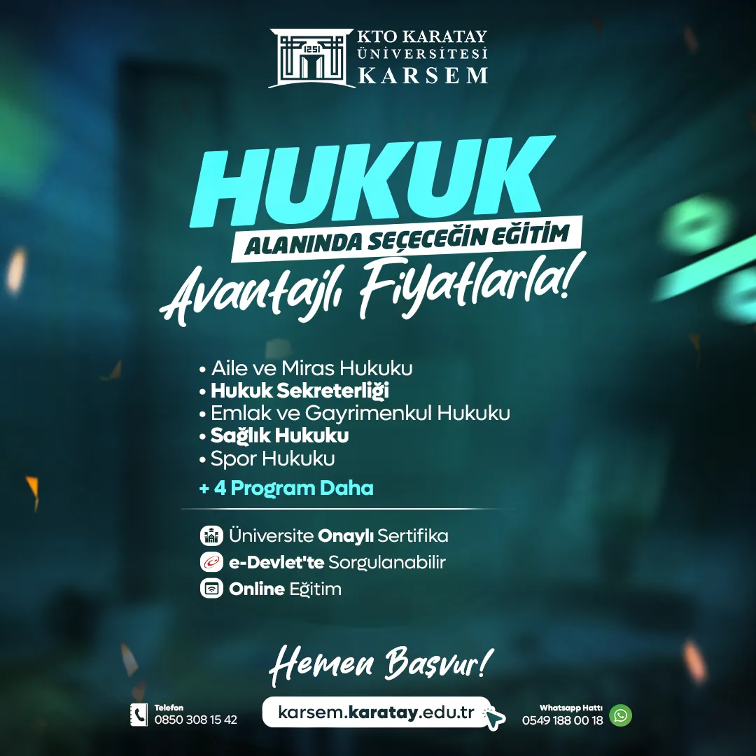 Hukuk | Alana Özel Sertifika Programları