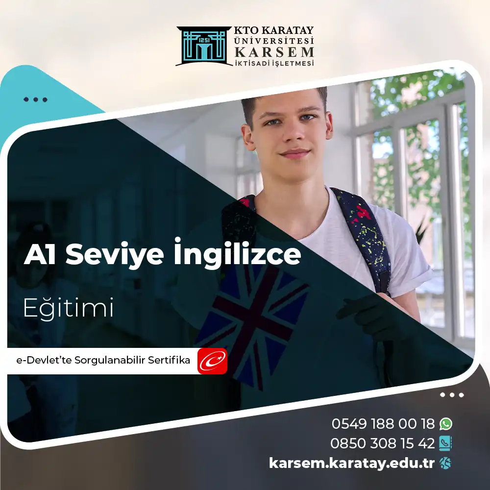 A1 Seviye İngilizce Eğitimi Sertifika Programı