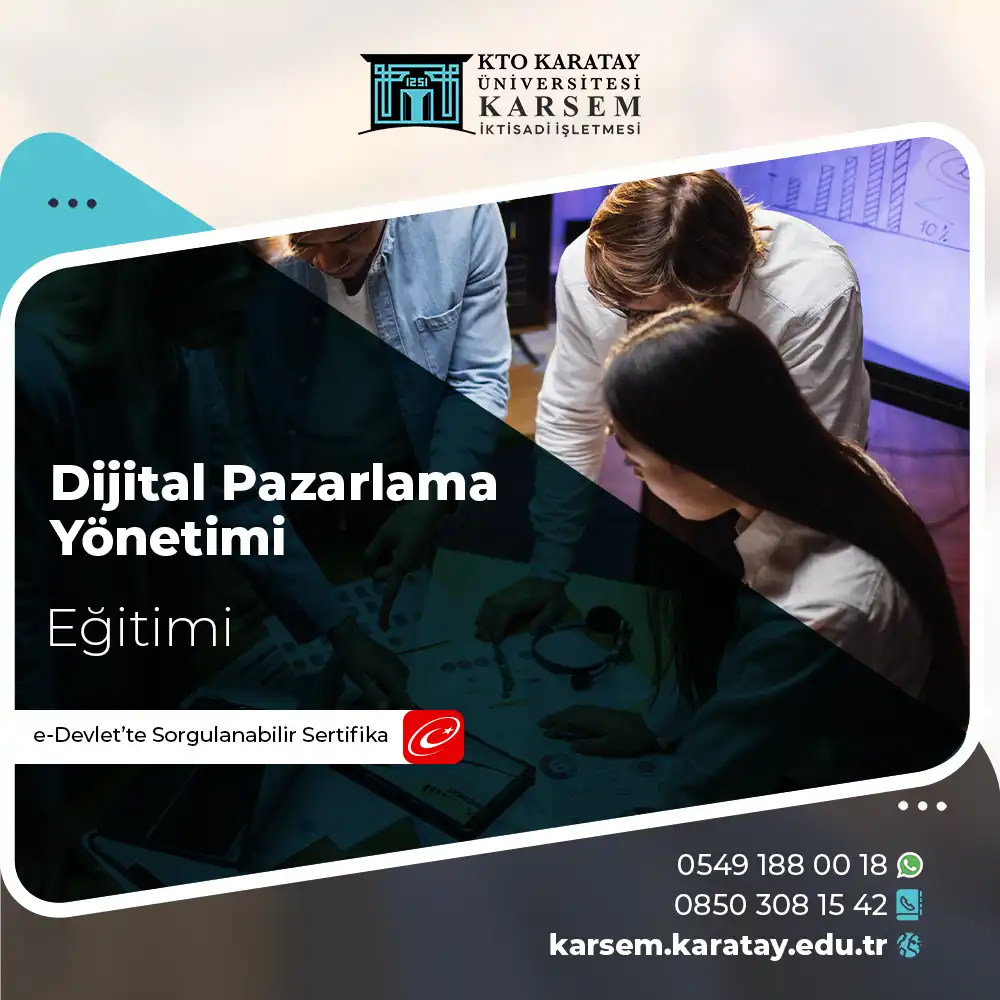 Dijital Pazarlama Yönetimi Sertifika Programı