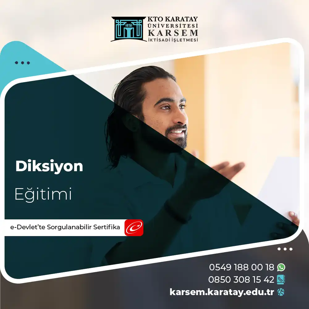 Diksiyon Eğitimi Sertifika Programı