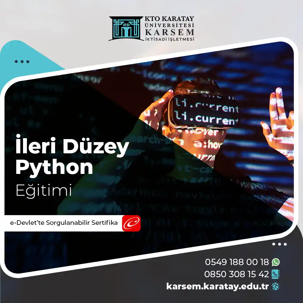 İleri Düzey Python Eğitimi Sertifika Programı