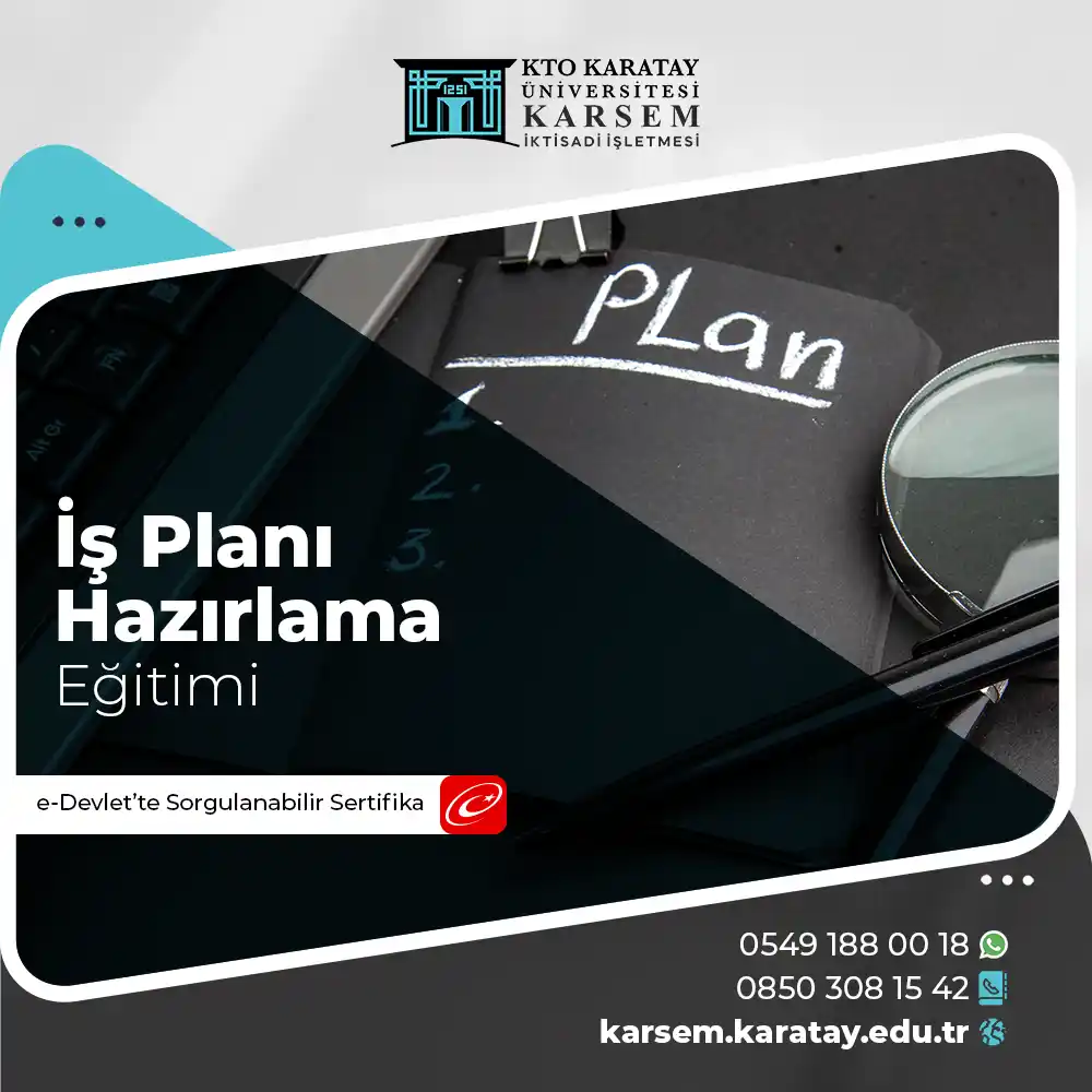 İş Planı Hazırlama Eğitimi Sertifika Programı