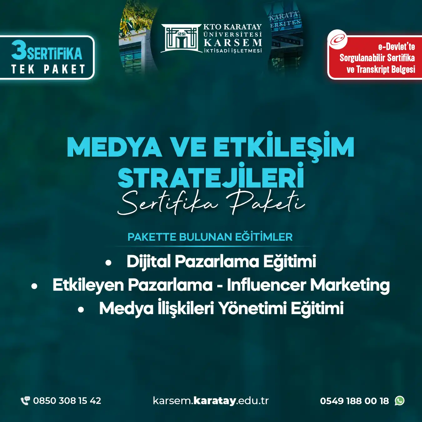 Medya Ve Etkileşim Stratejileri Sertifika Paket Programı