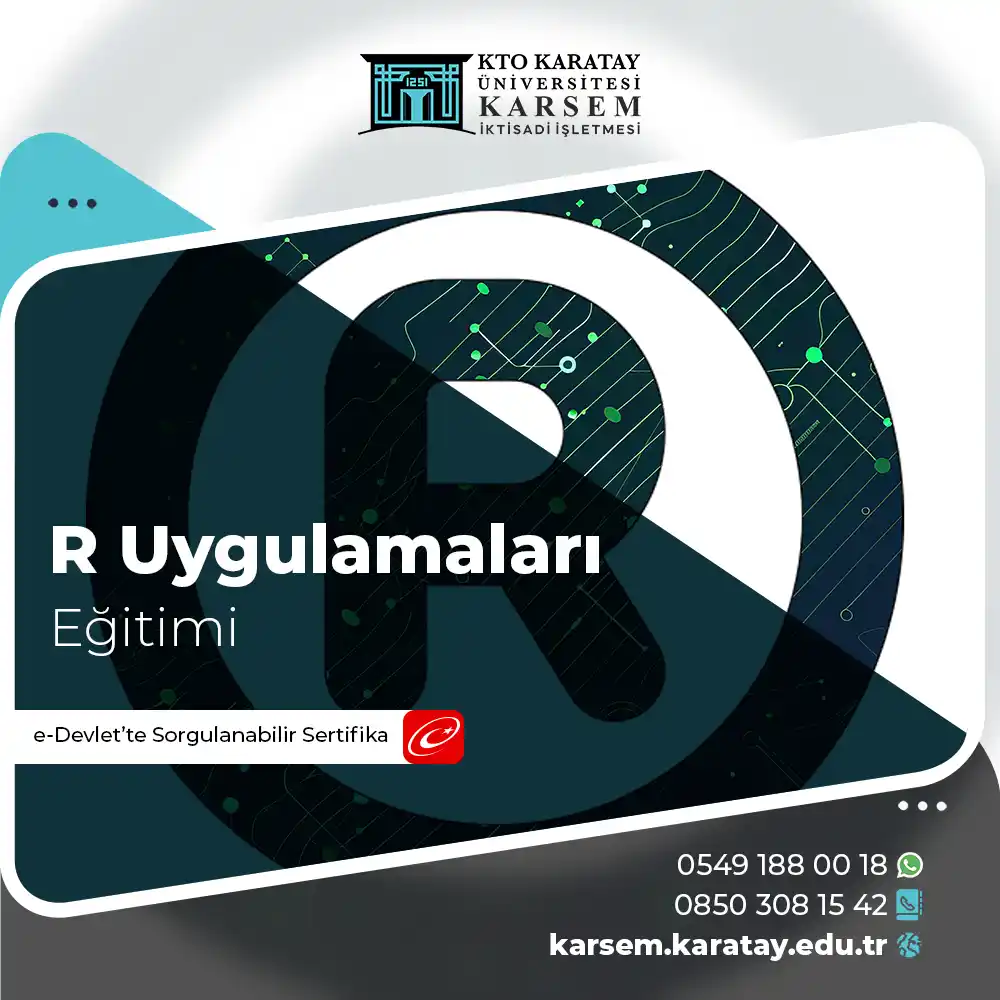R Uygulamaları Eğitimi Sertifika Programı