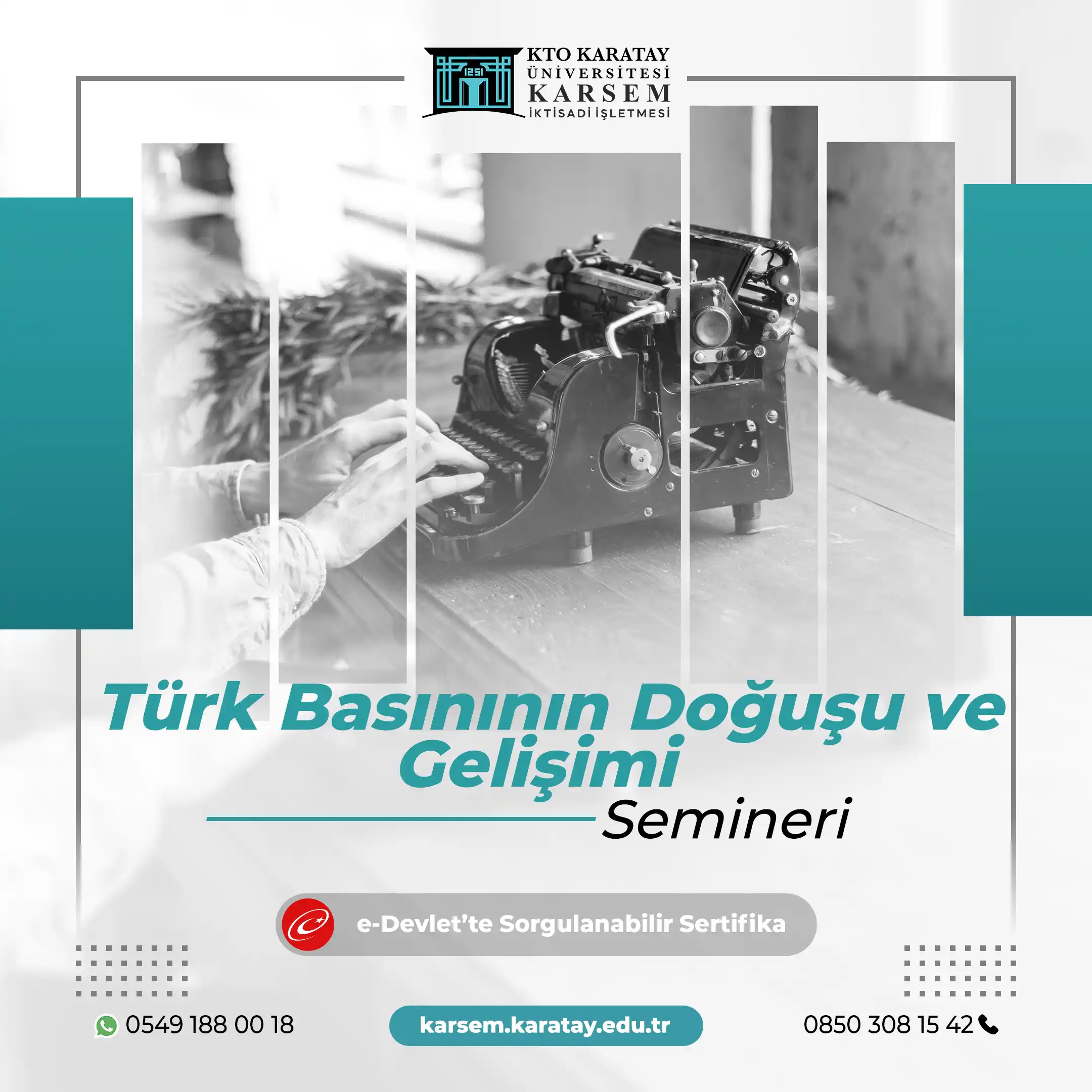 Türk Basınının Doğuşu ve Gelişimi Semineri