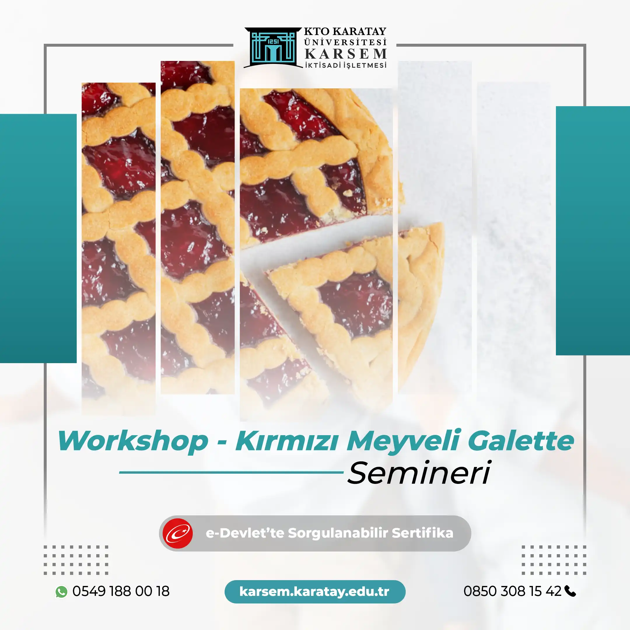 Workshop - Kırmızı Meyveli Galette Semineri