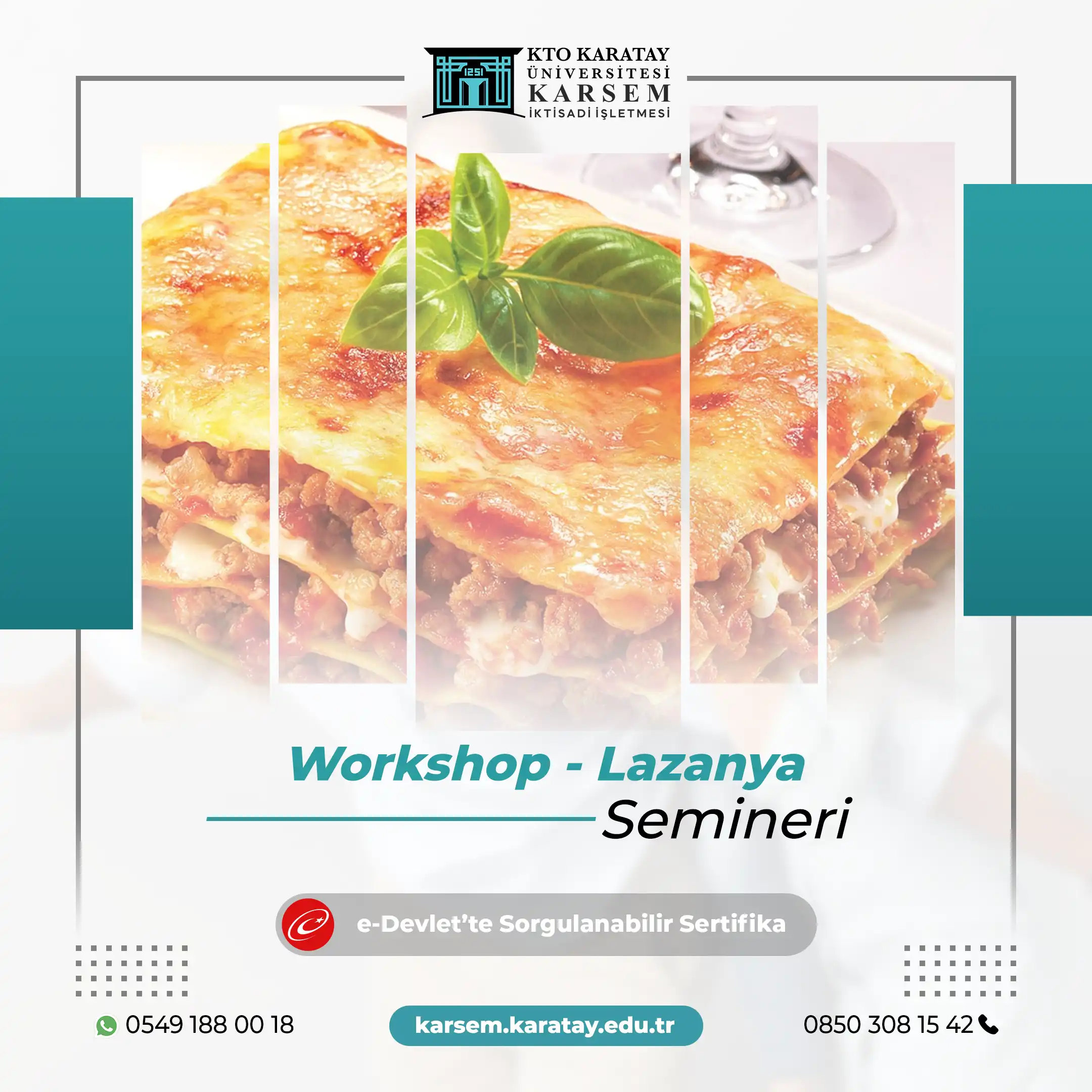Workshop - Lazanya Semineri